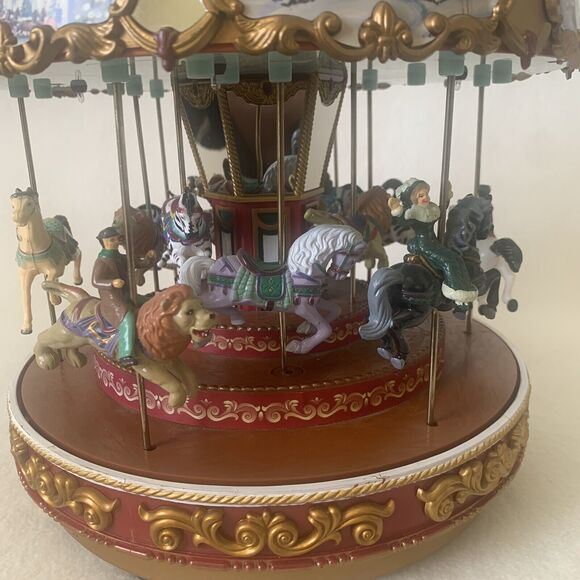 Mr. Christmas 2014 Triple Deck Carousel Works Holiday and Year-Round Songs Works - Picture 4 of 12